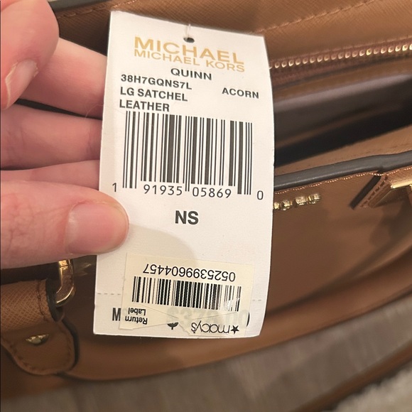 Michael Kors Brown Leather Satchel - Picture 5 of 6